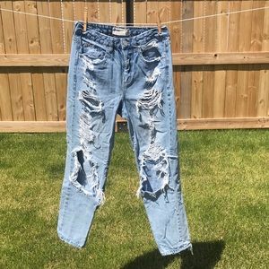 Garage ripped Mom Jeans